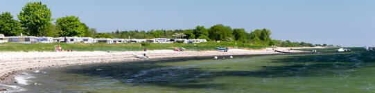 Lage & Strand: Ostsee Campingplatz Hemmelmark